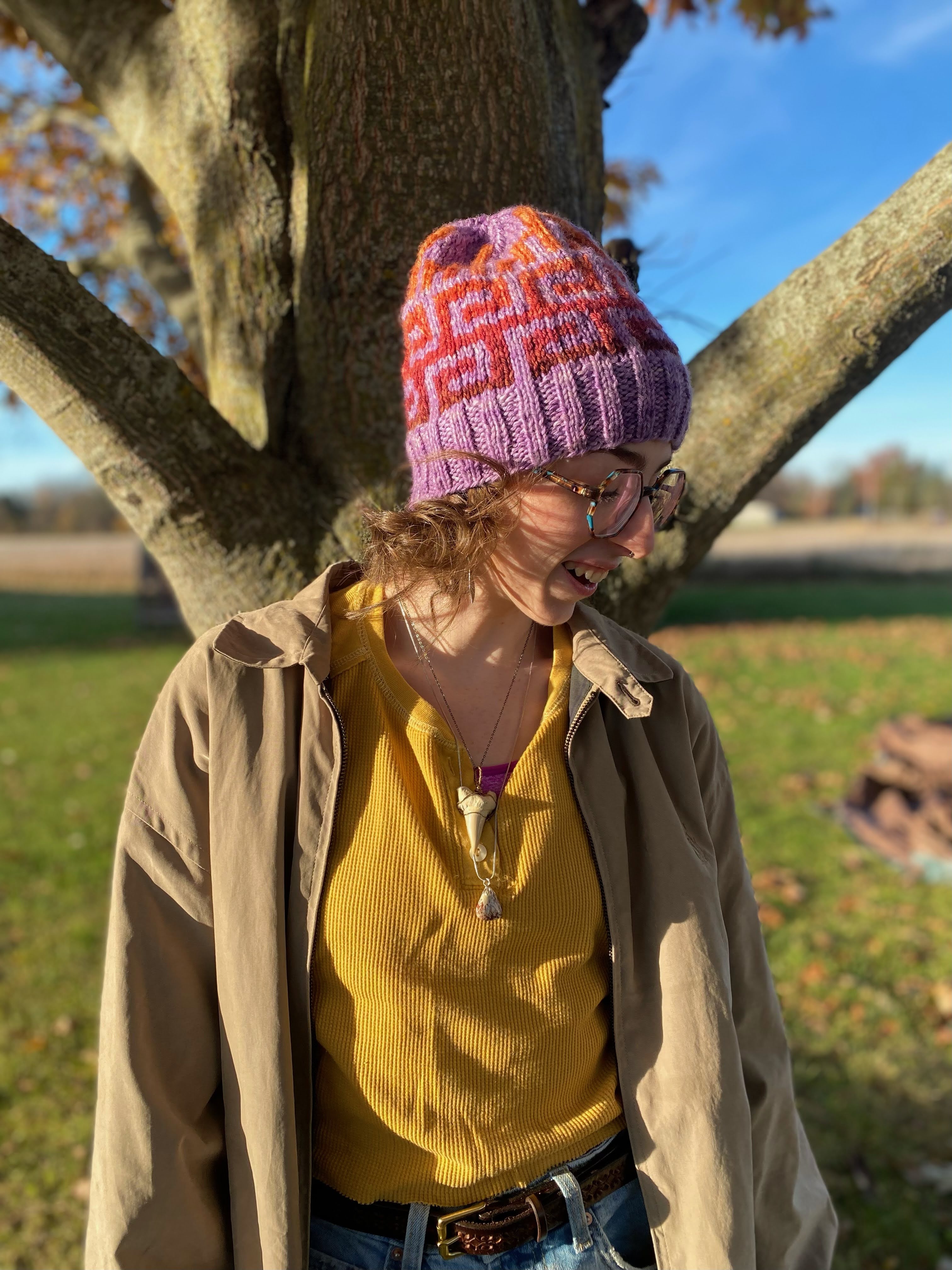 Hedge Maze Hat Yarn Kit