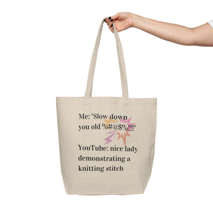 Slow down! tote bag