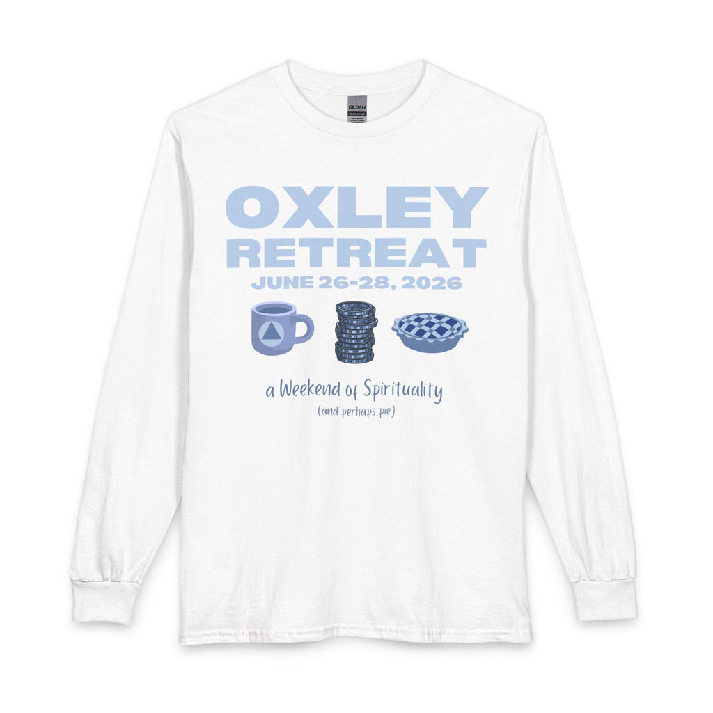 Oxley 2026 Long Sleeve Tee - Peaceful Blue Logo