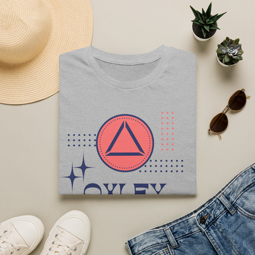 Oxley 2026 T-Shirt — Retro Triangle Logo Unisex Tee