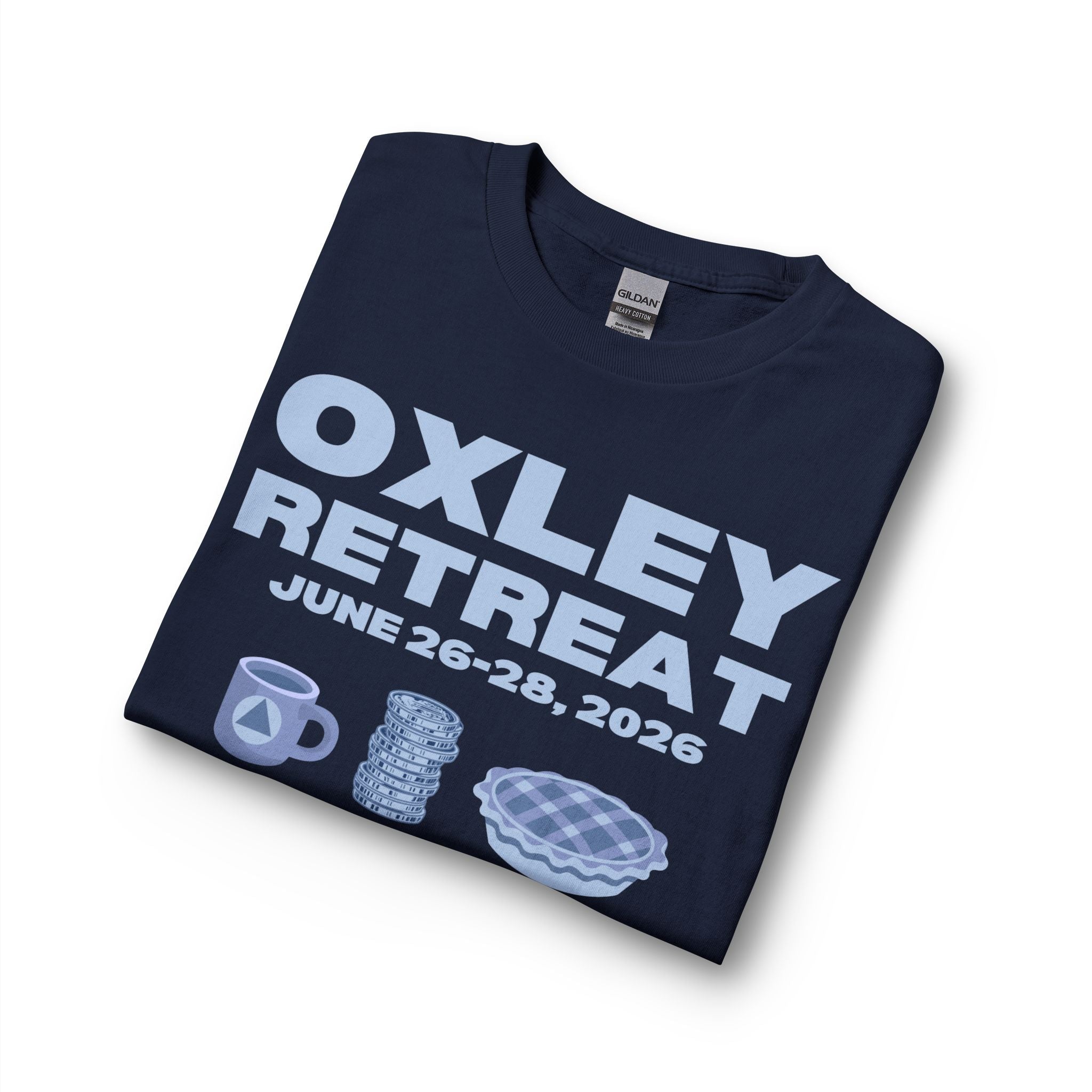 Oxley 2026 Long Sleeve Tee - Peaceful Blue Logo