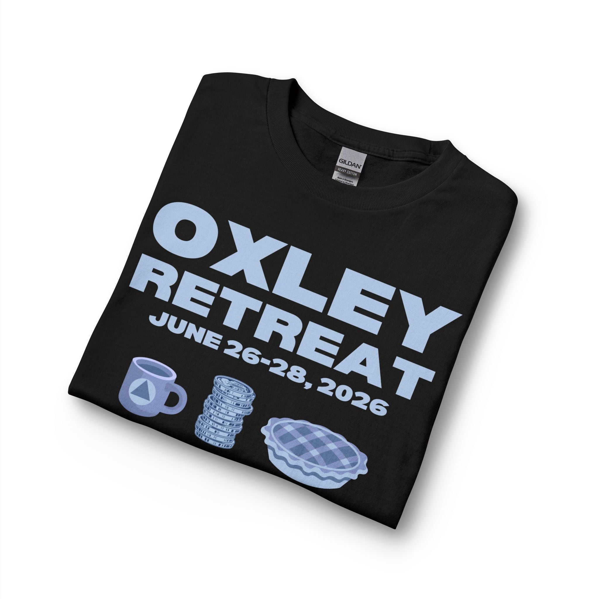 Oxley 2026 Long Sleeve Tee - Peaceful Blue Logo