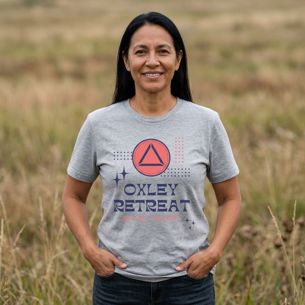 Oxley 2026 T-Shirt — Retro Triangle Logo Unisex Tee