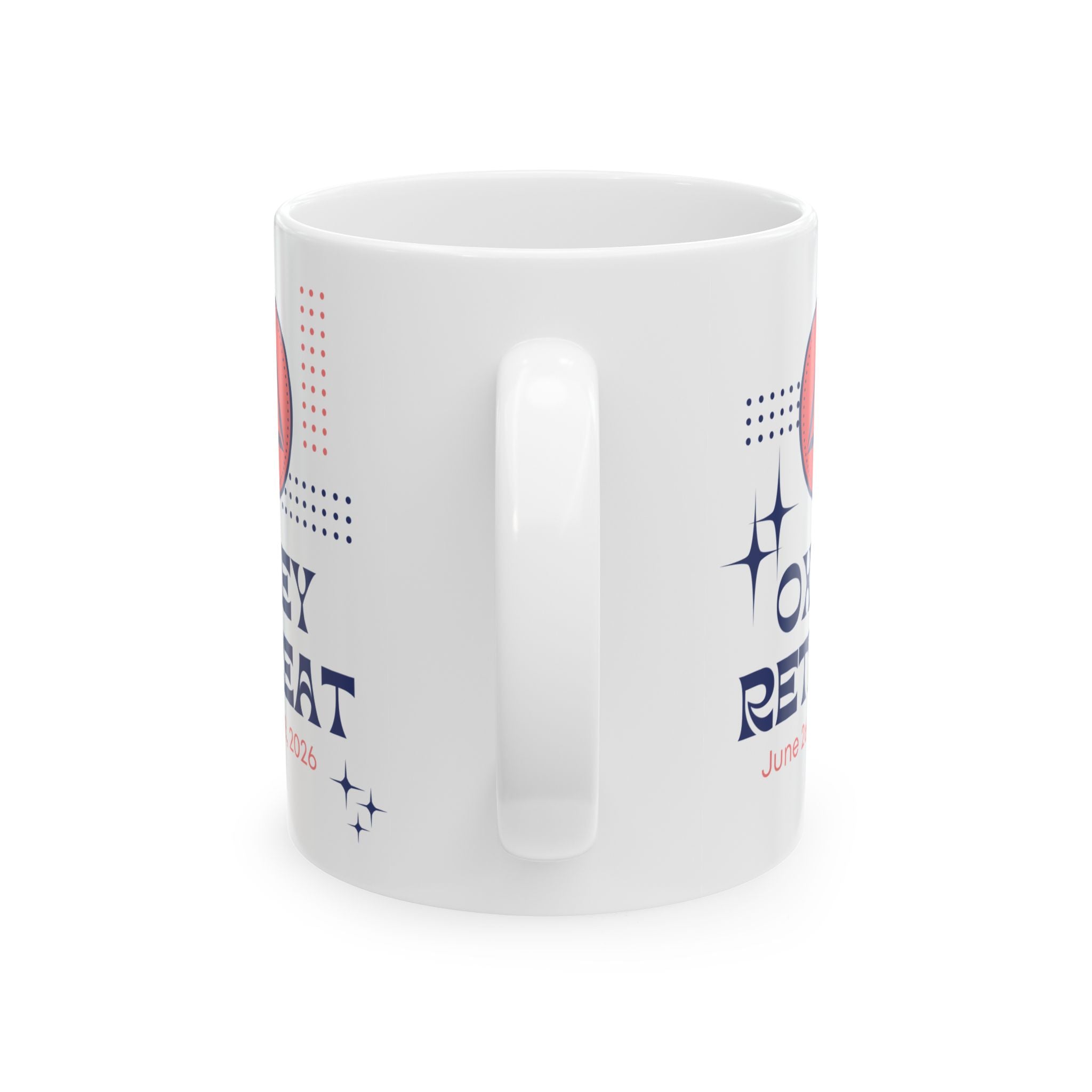 Retro Space ‘To the Moon’ Ceramic Mug — Inspirational Rocket Coffee Cup (11oz & 15oz)