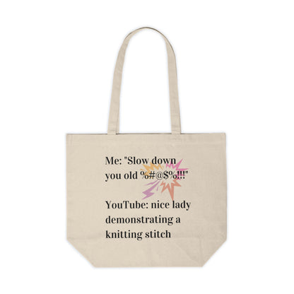 Slow down! tote bag