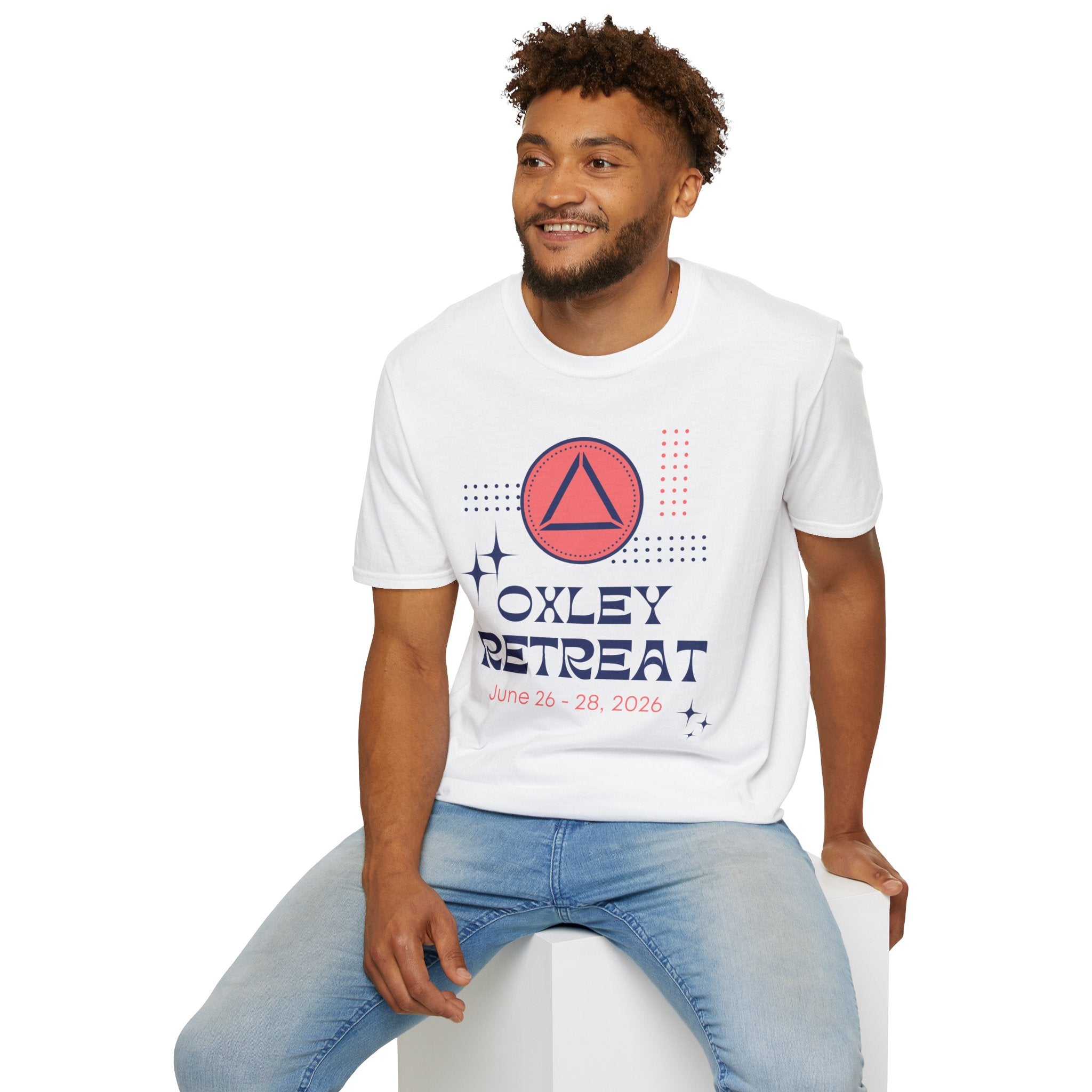 Oxley 2026 T-Shirt — Retro Triangle Logo Unisex Tee