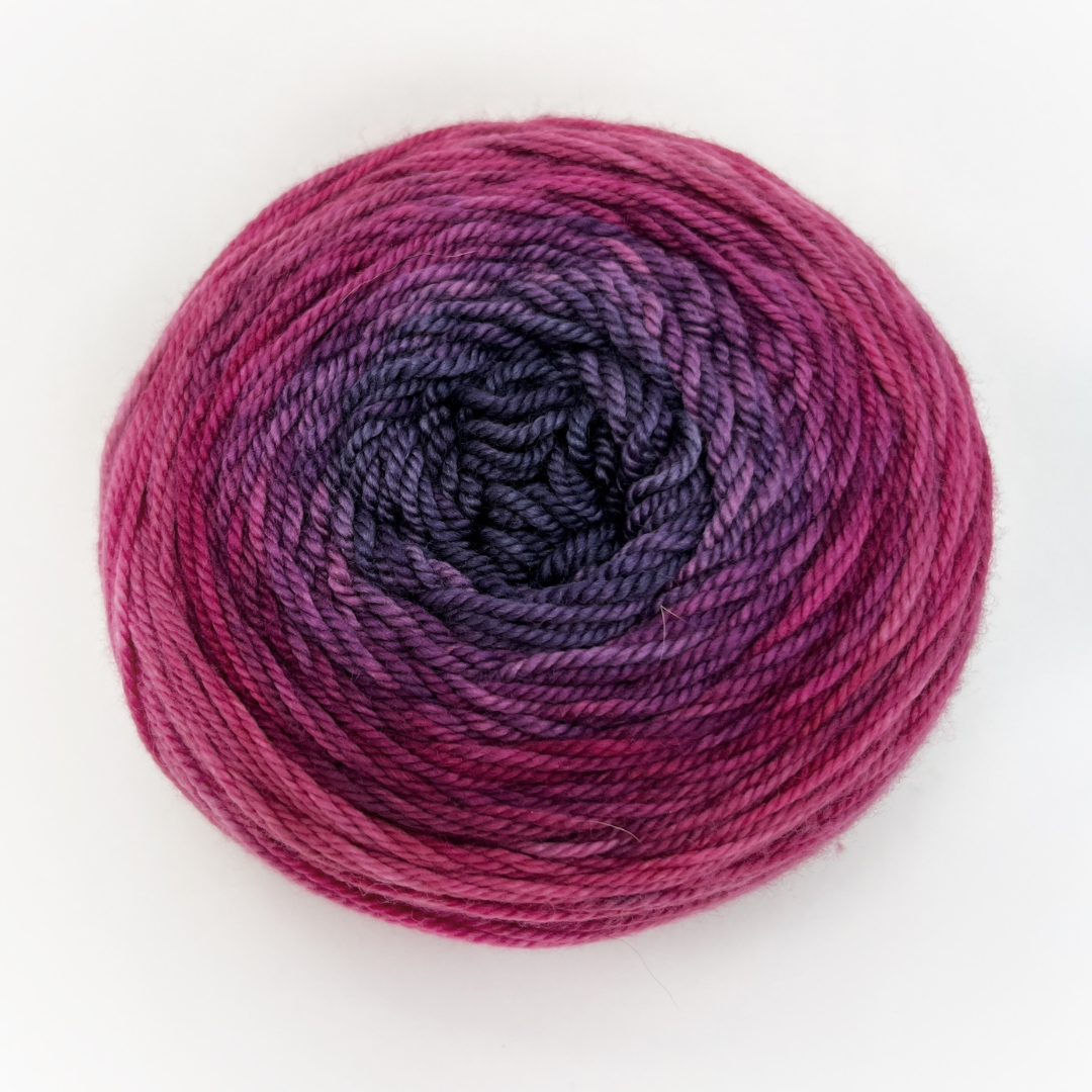 Berry Color Yarn Berry Evolution Yarn โ Fairy Godmother Dyeworks